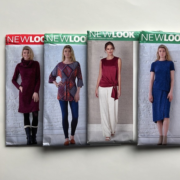 Lot of 4 Recent EASY SEWING PATTERNS New Look R10541 R10279 R10274 R 10286 - Picture 12 of 14
